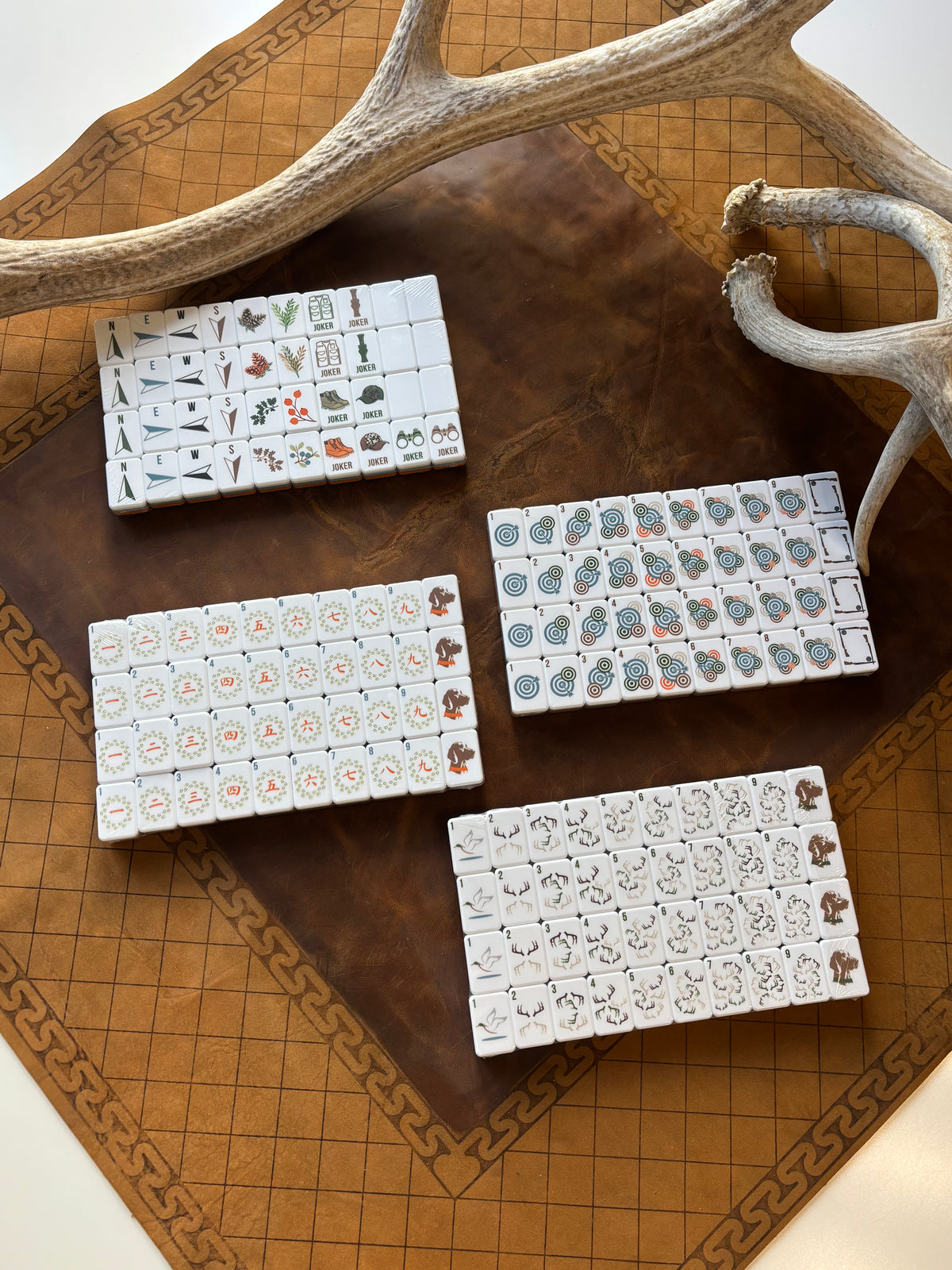 Leather Mahjong Mat
