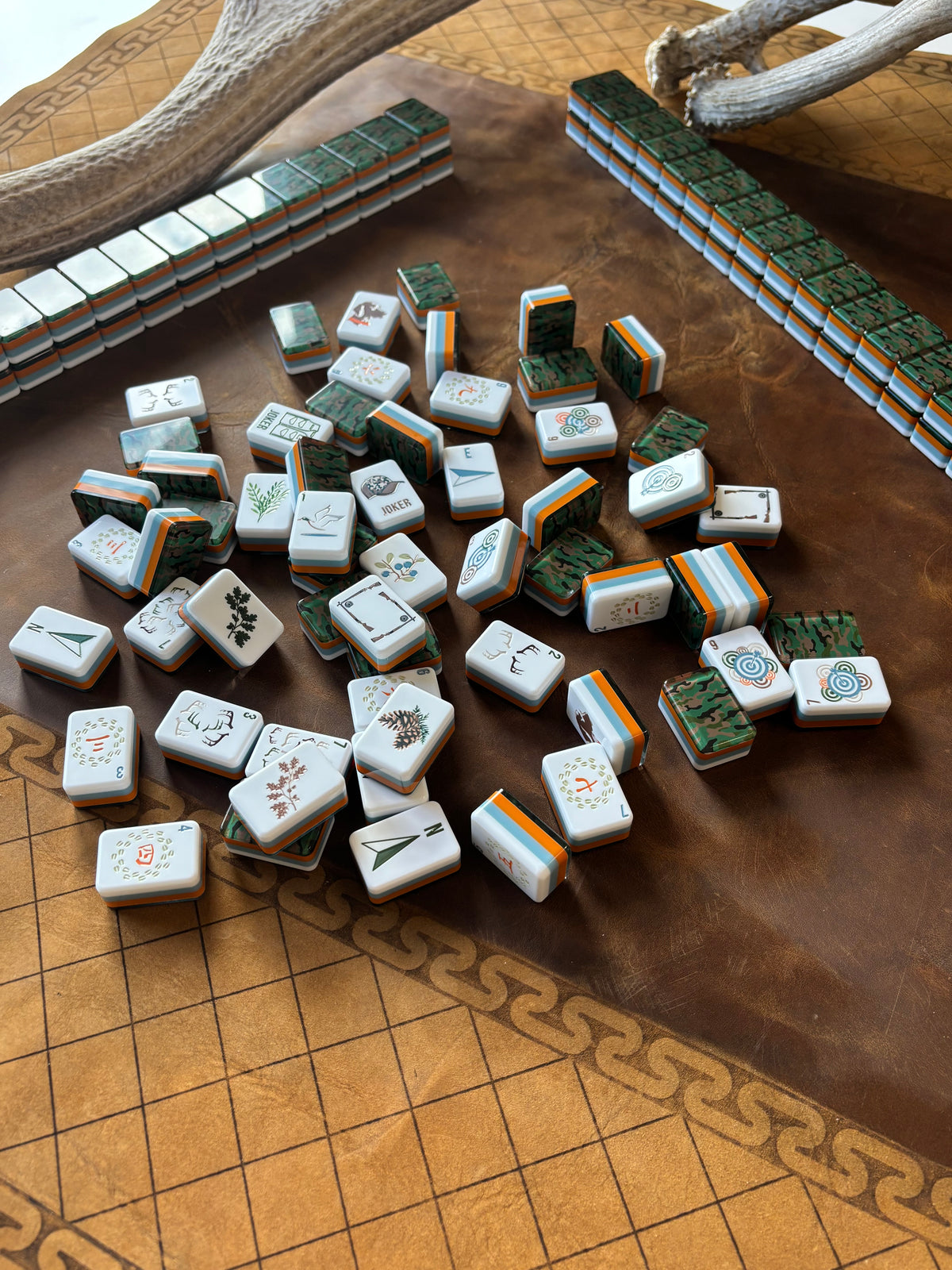 Leather Mahjong Mat