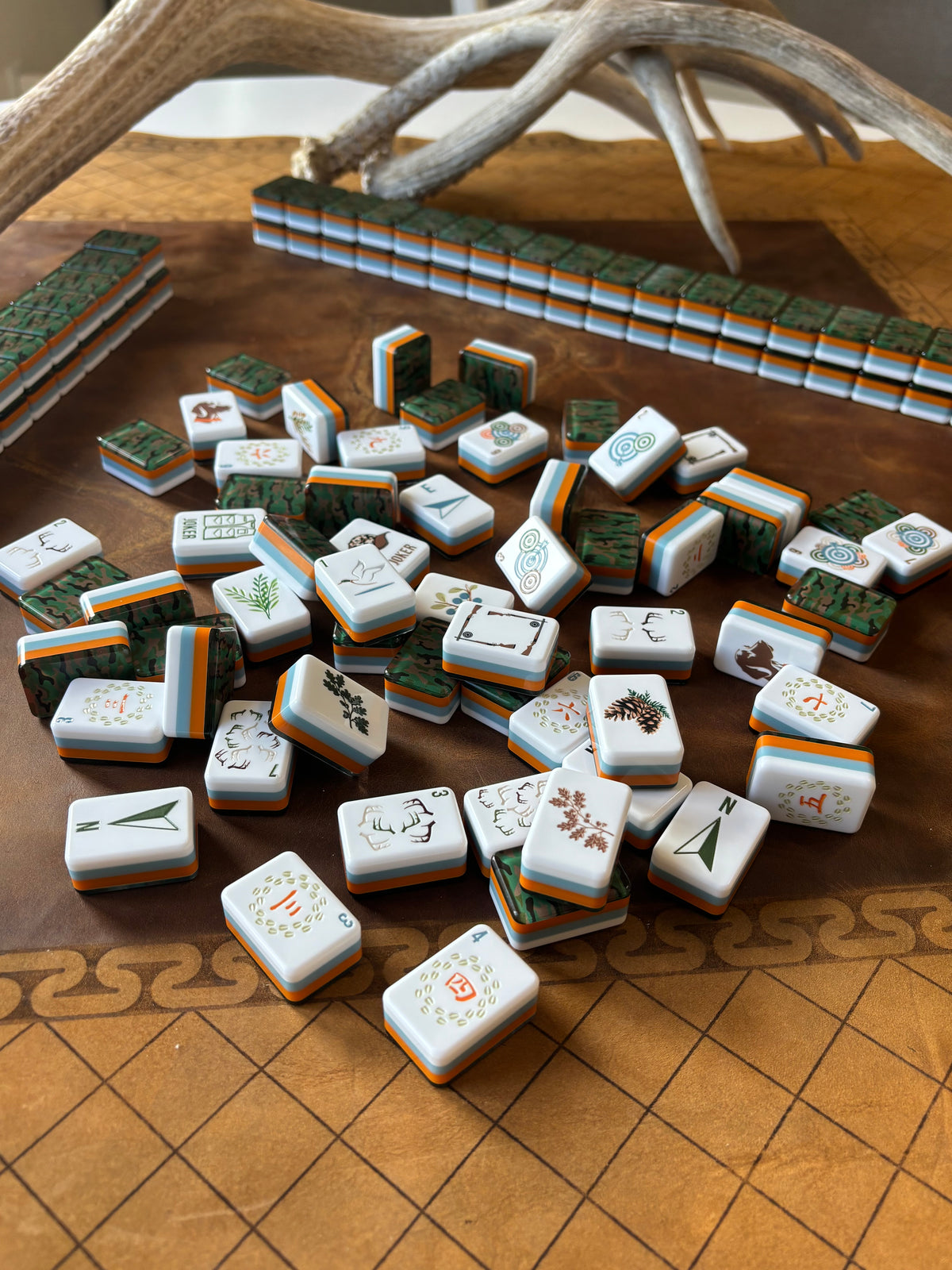Leather Mahjong Mat